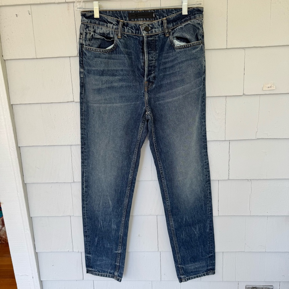 Alexander Wang Button Fly Tapered Leg Jeans size 27